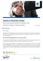 Verhaltenskodex IGEFA SE, NL