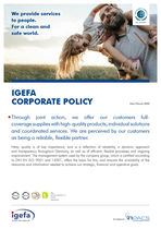 igefa Corporate Policy